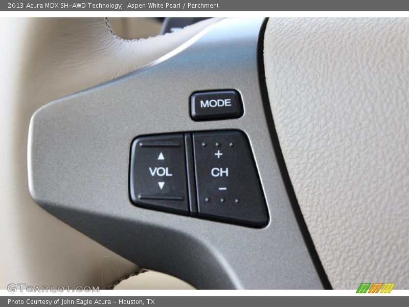 Aspen White Pearl / Parchment 2013 Acura MDX SH-AWD Technology