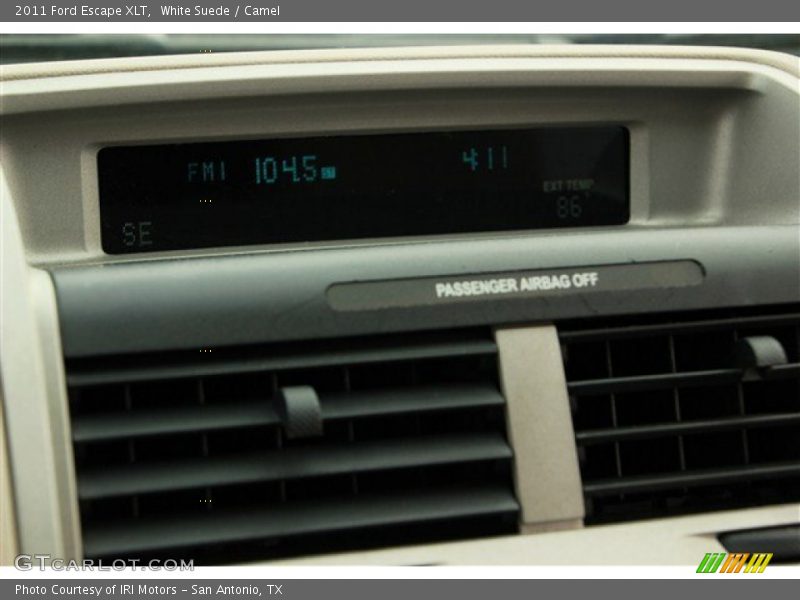 White Suede / Camel 2011 Ford Escape XLT