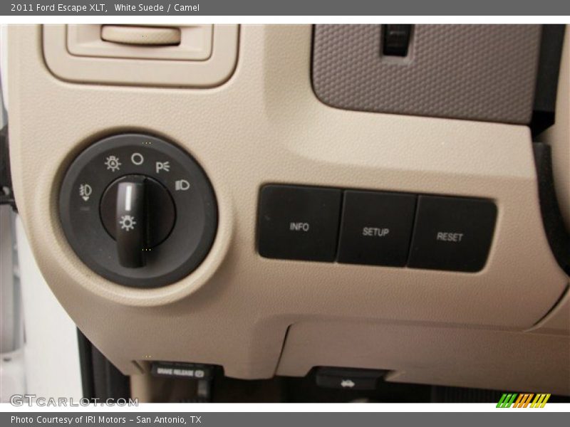 White Suede / Camel 2011 Ford Escape XLT