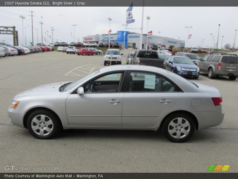 Bright Silver / Gray 2007 Hyundai Sonata GLS