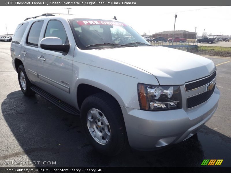 Sheer Silver Metallic / Light Titanium/Dark Titanium 2010 Chevrolet Tahoe LT