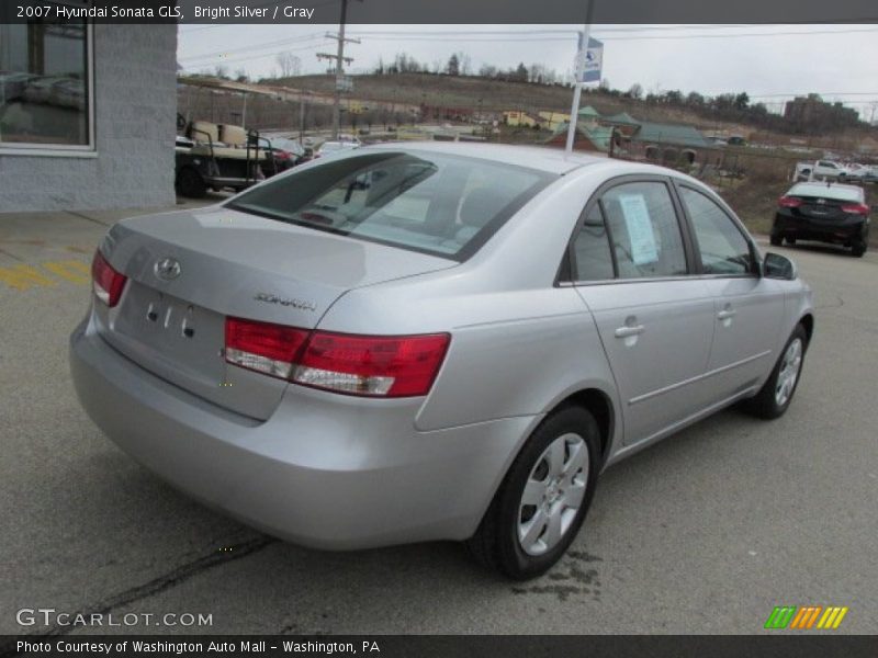 Bright Silver / Gray 2007 Hyundai Sonata GLS