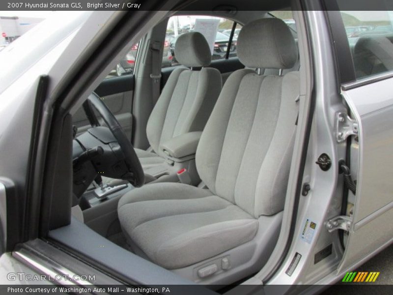 Bright Silver / Gray 2007 Hyundai Sonata GLS