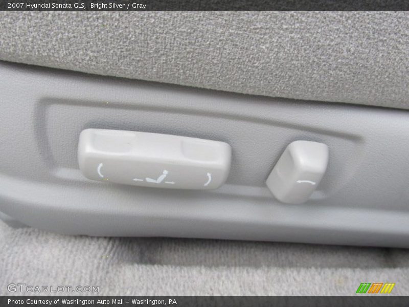 Bright Silver / Gray 2007 Hyundai Sonata GLS