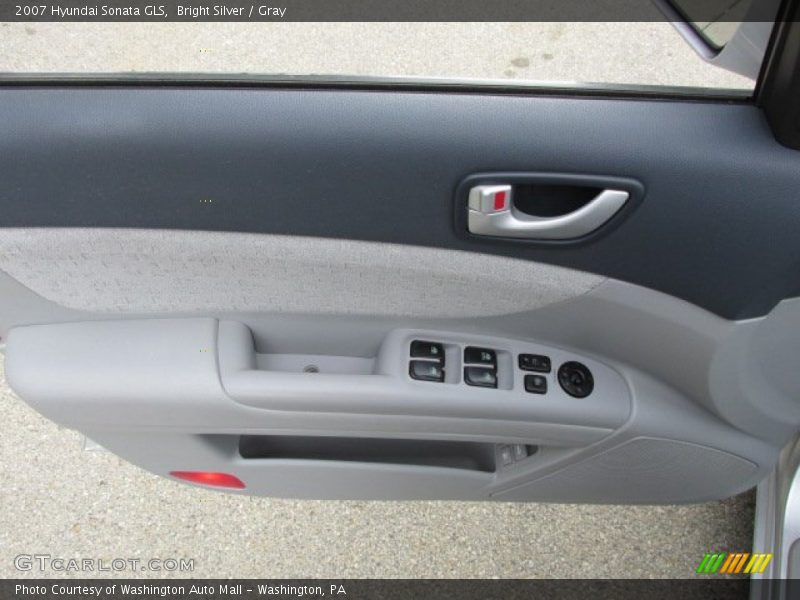 Bright Silver / Gray 2007 Hyundai Sonata GLS