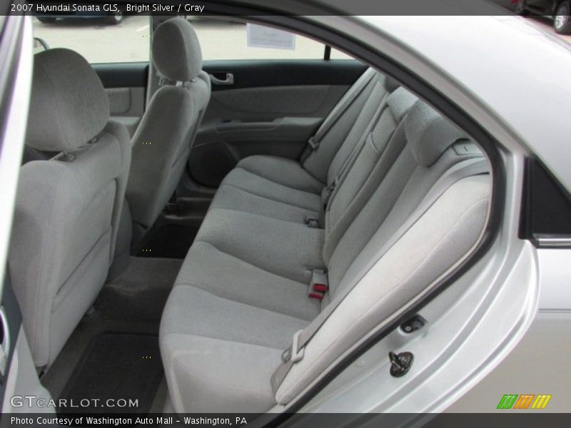 Bright Silver / Gray 2007 Hyundai Sonata GLS