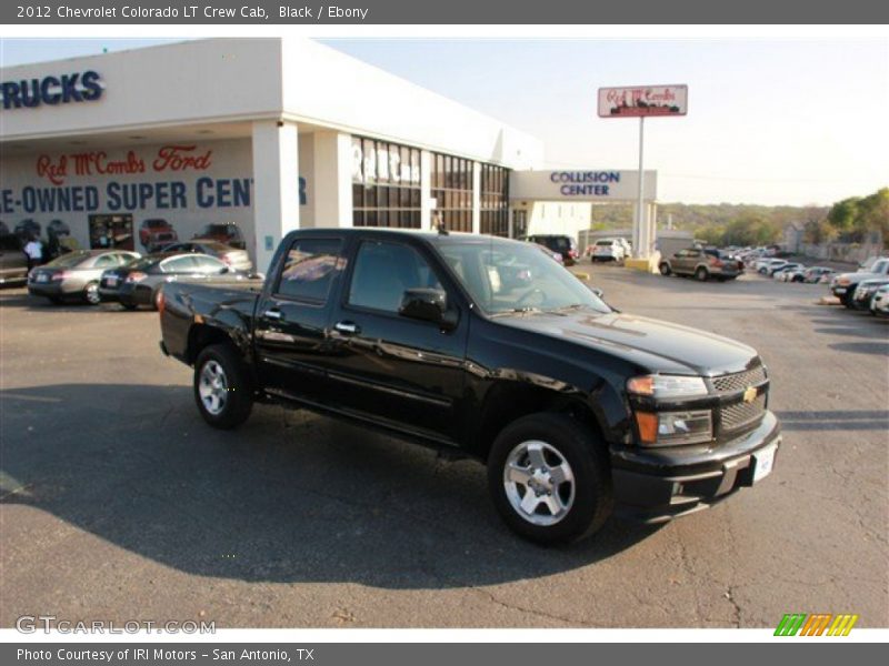 Black / Ebony 2012 Chevrolet Colorado LT Crew Cab