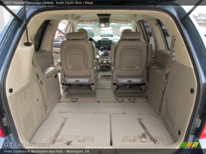 South Pacific Blue / Beige 2007 Hyundai Entourage Limited