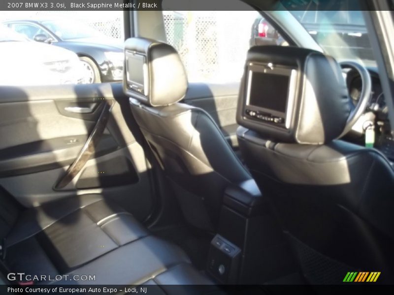 Black Sapphire Metallic / Black 2007 BMW X3 3.0si