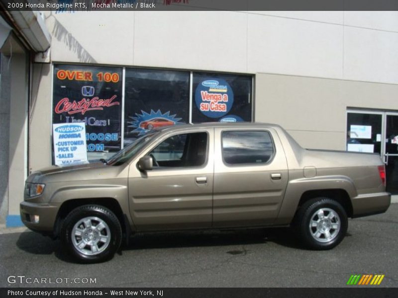 Mocha Metallic / Black 2009 Honda Ridgeline RTS