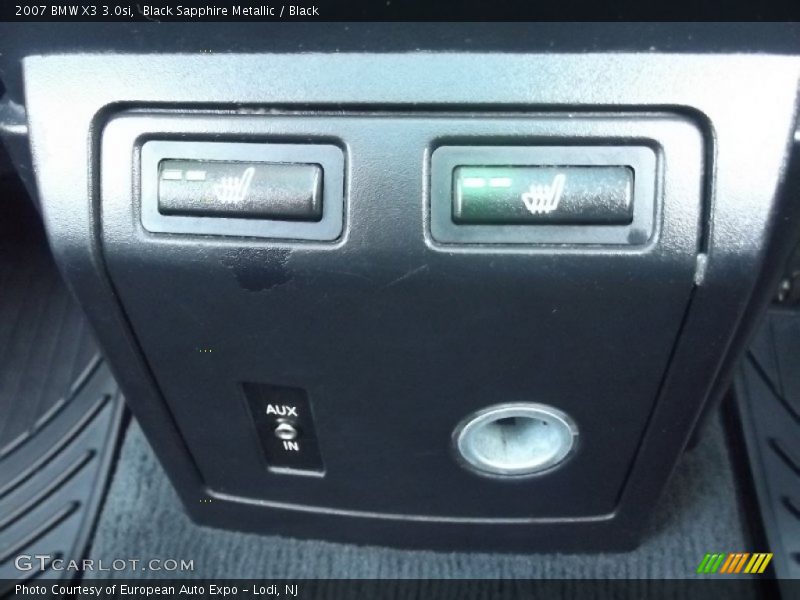 Black Sapphire Metallic / Black 2007 BMW X3 3.0si
