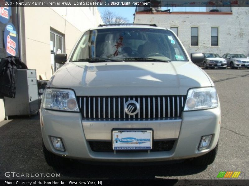 Light Sage Metallic / Black/Light Parchment 2007 Mercury Mariner Premier 4WD