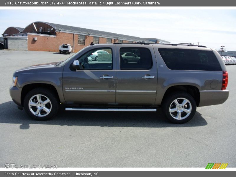 Mocha Steel Metallic / Light Cashmere/Dark Cashmere 2013 Chevrolet Suburban LTZ 4x4