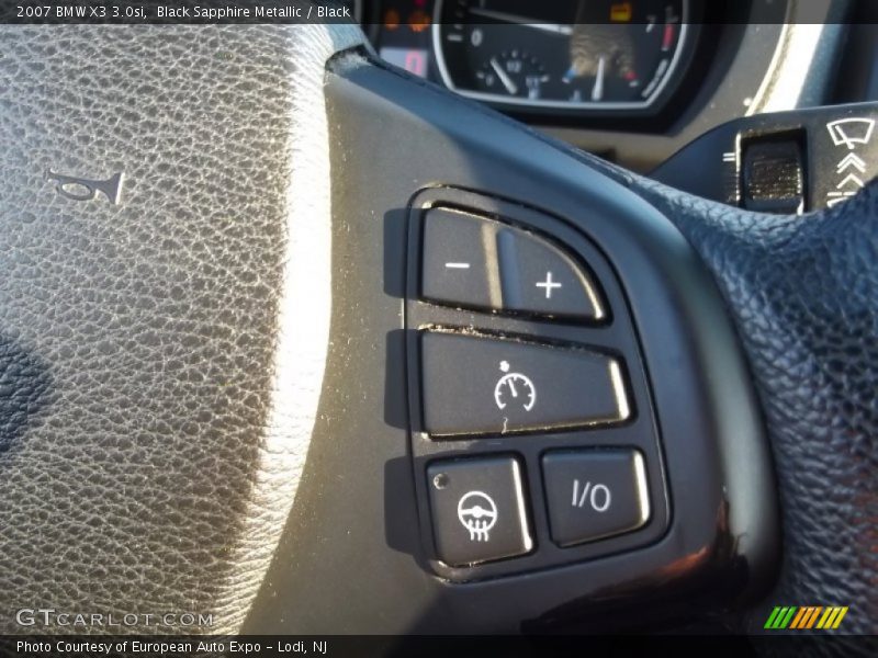 Black Sapphire Metallic / Black 2007 BMW X3 3.0si