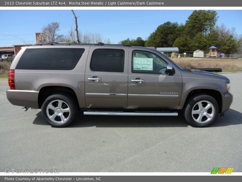 Mocha Steel Metallic / Light Cashmere/Dark Cashmere 2013 Chevrolet Suburban LTZ 4x4