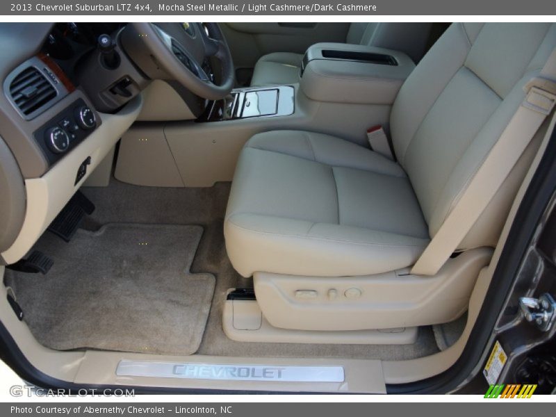 Mocha Steel Metallic / Light Cashmere/Dark Cashmere 2013 Chevrolet Suburban LTZ 4x4