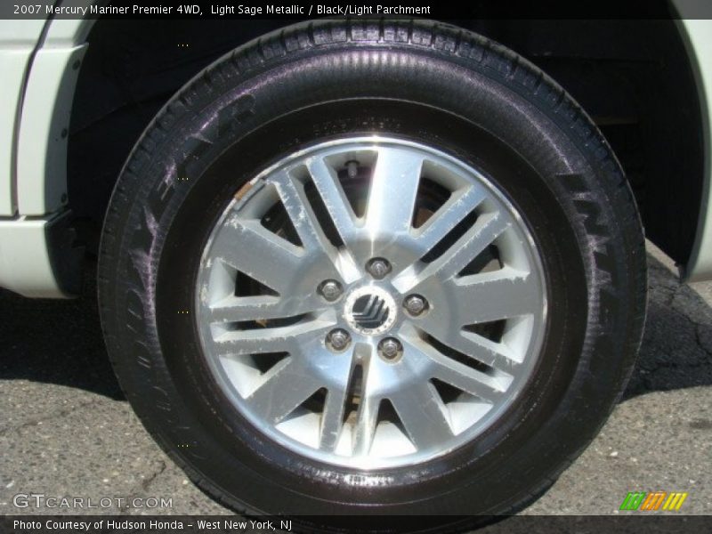 Light Sage Metallic / Black/Light Parchment 2007 Mercury Mariner Premier 4WD