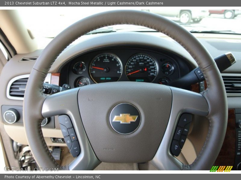 Mocha Steel Metallic / Light Cashmere/Dark Cashmere 2013 Chevrolet Suburban LTZ 4x4
