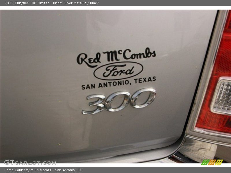 Bright Silver Metallic / Black 2012 Chrysler 300 Limited