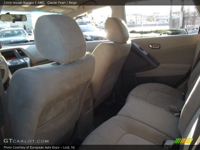 Glacier Pearl / Beige 2009 Nissan Murano S AWD