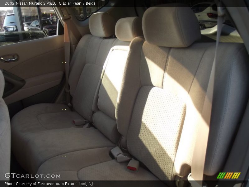 Glacier Pearl / Beige 2009 Nissan Murano S AWD