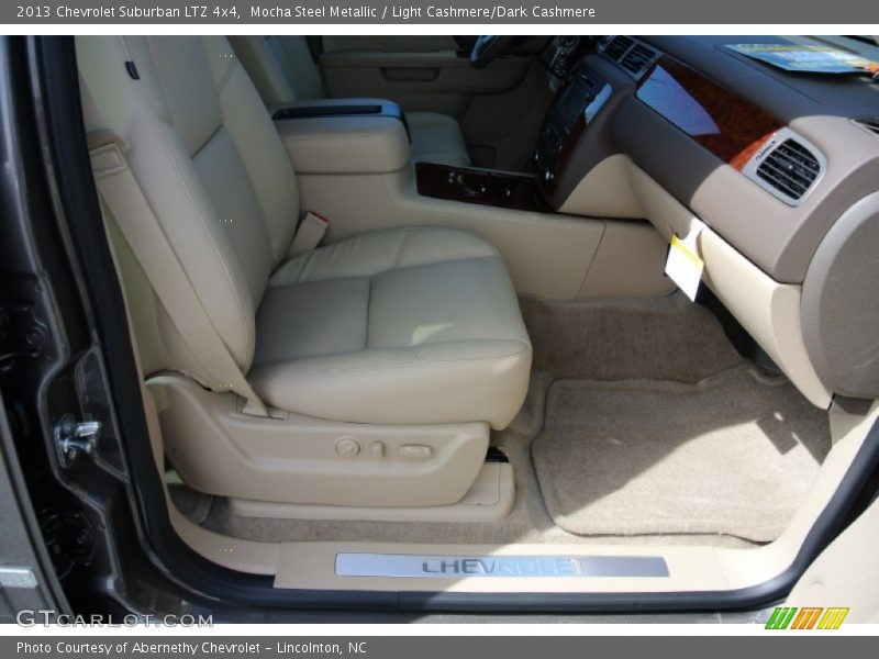 Mocha Steel Metallic / Light Cashmere/Dark Cashmere 2013 Chevrolet Suburban LTZ 4x4