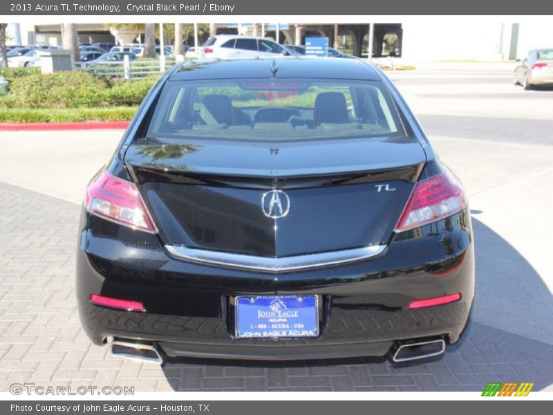 Crystal Black Pearl / Ebony 2013 Acura TL Technology