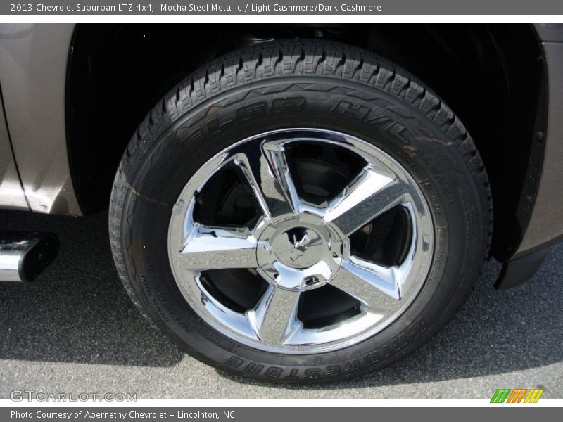 Mocha Steel Metallic / Light Cashmere/Dark Cashmere 2013 Chevrolet Suburban LTZ 4x4