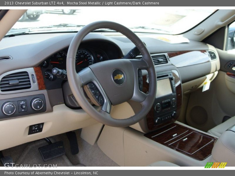 Mocha Steel Metallic / Light Cashmere/Dark Cashmere 2013 Chevrolet Suburban LTZ 4x4