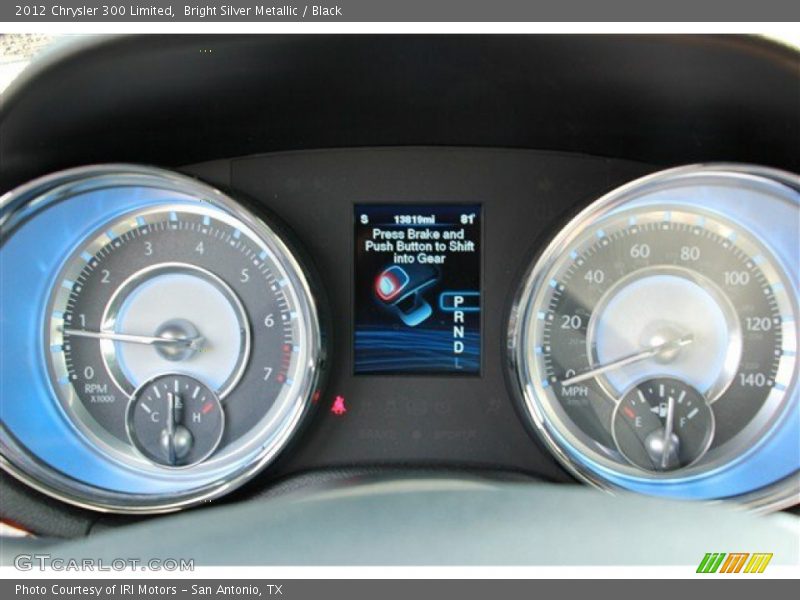 Bright Silver Metallic / Black 2012 Chrysler 300 Limited