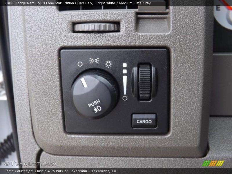 Bright White / Medium Slate Gray 2008 Dodge Ram 1500 Lone Star Edition Quad Cab