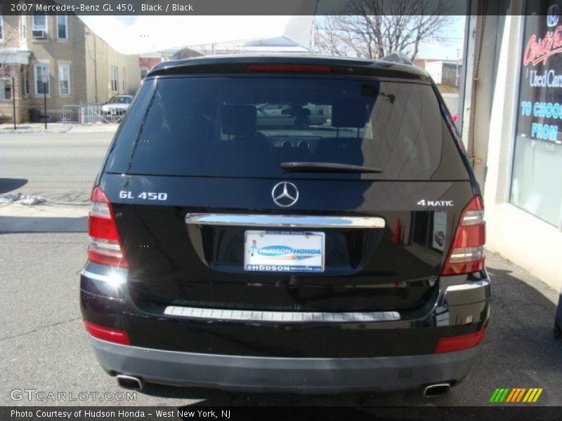 Black / Black 2007 Mercedes-Benz GL 450