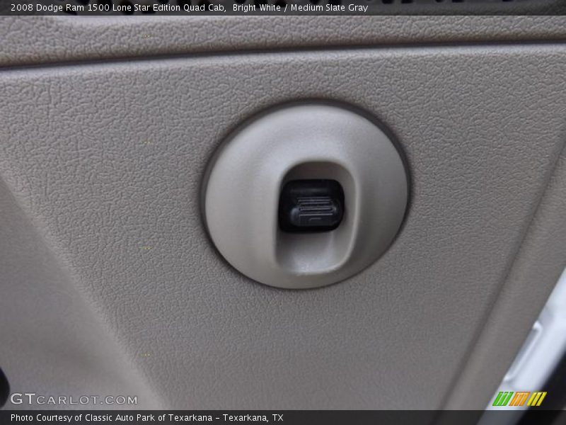 Bright White / Medium Slate Gray 2008 Dodge Ram 1500 Lone Star Edition Quad Cab