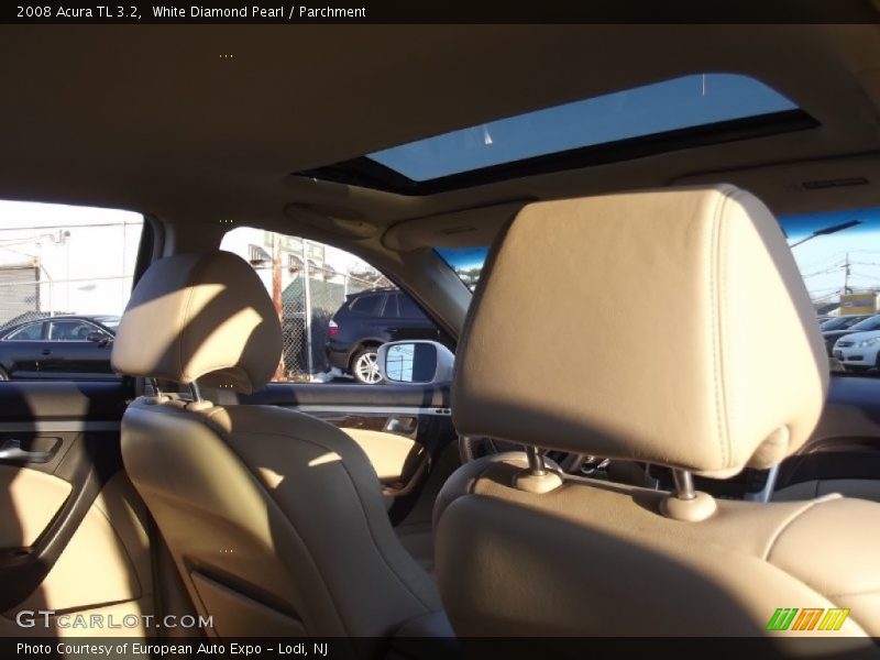 White Diamond Pearl / Parchment 2008 Acura TL 3.2