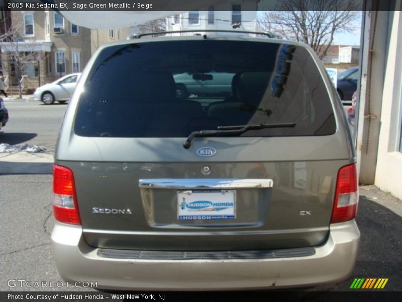 Sage Green Metallic / Beige 2005 Kia Sedona EX