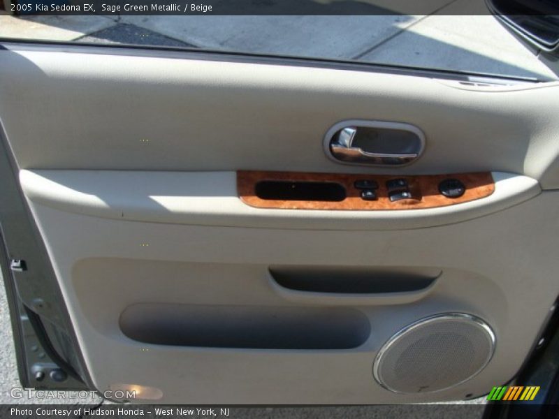 Sage Green Metallic / Beige 2005 Kia Sedona EX