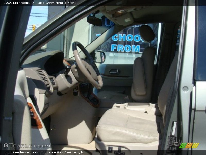 Sage Green Metallic / Beige 2005 Kia Sedona EX