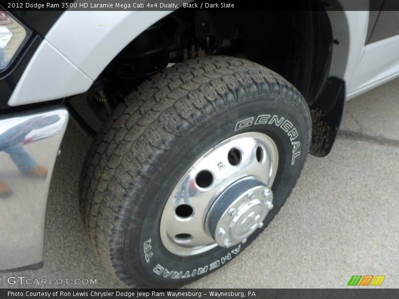 Black / Dark Slate 2012 Dodge Ram 3500 HD Laramie Mega Cab 4x4 Dually