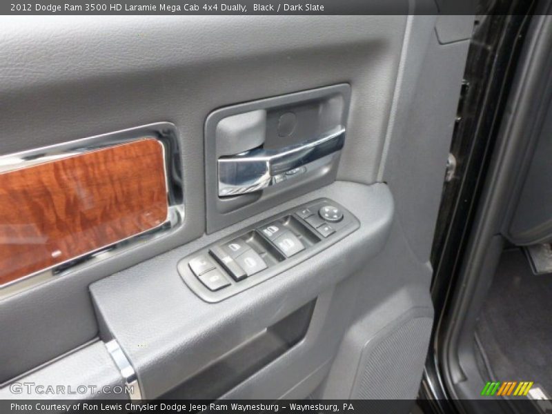 Black / Dark Slate 2012 Dodge Ram 3500 HD Laramie Mega Cab 4x4 Dually