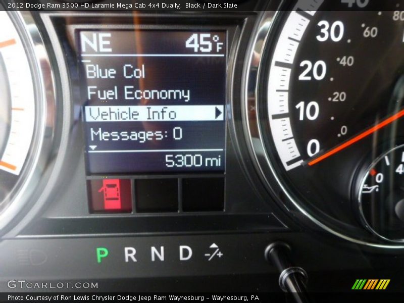 Black / Dark Slate 2012 Dodge Ram 3500 HD Laramie Mega Cab 4x4 Dually