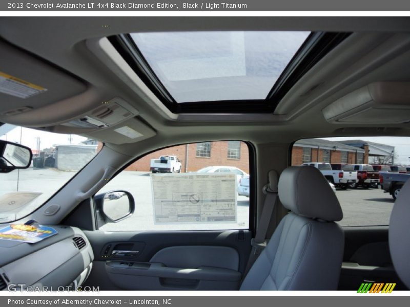 Black / Light Titanium 2013 Chevrolet Avalanche LT 4x4 Black Diamond Edition