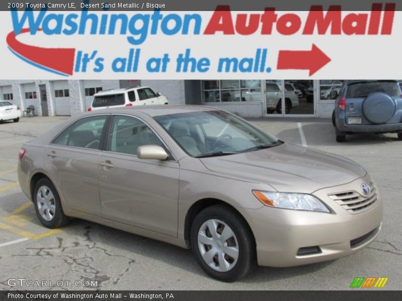 Desert Sand Metallic / Bisque 2009 Toyota Camry LE