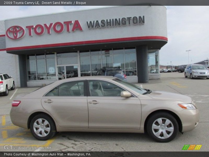 Desert Sand Metallic / Bisque 2009 Toyota Camry LE