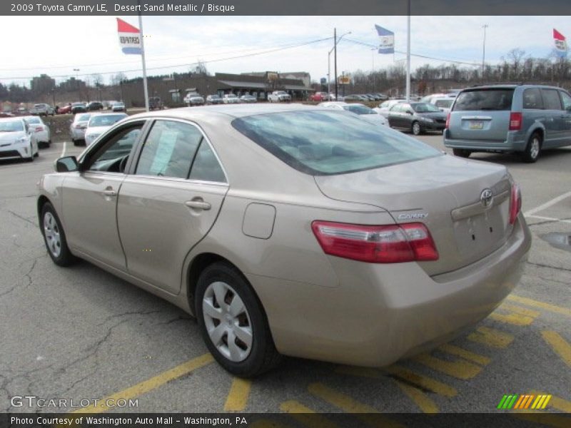 Desert Sand Metallic / Bisque 2009 Toyota Camry LE