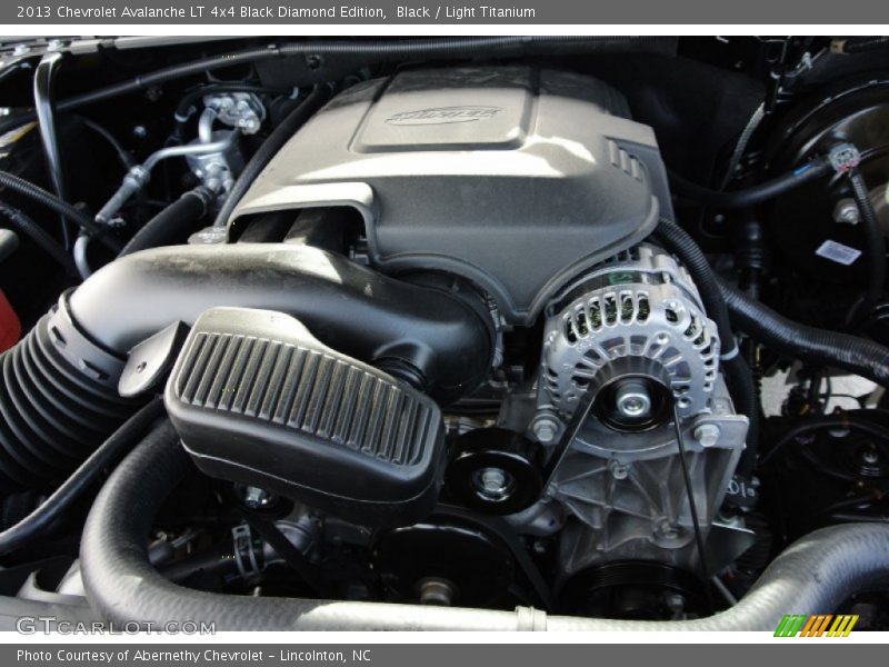Black / Light Titanium 2013 Chevrolet Avalanche LT 4x4 Black Diamond Edition
