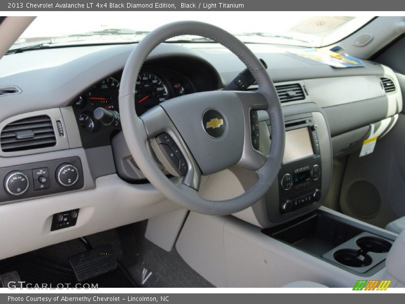 Black / Light Titanium 2013 Chevrolet Avalanche LT 4x4 Black Diamond Edition