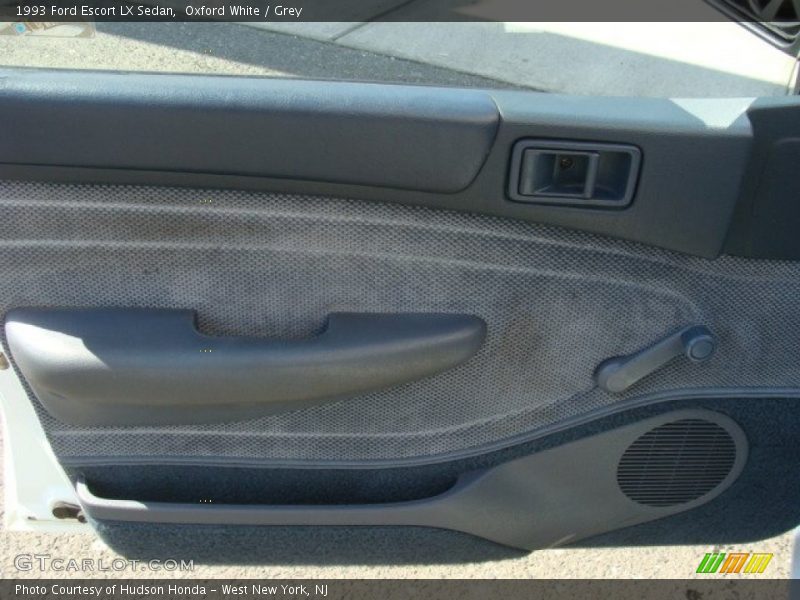 Oxford White / Grey 1993 Ford Escort LX Sedan