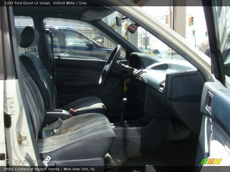 Oxford White / Grey 1993 Ford Escort LX Sedan