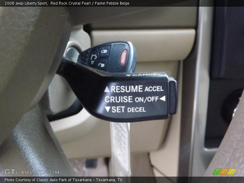 Controls of 2008 Liberty Sport