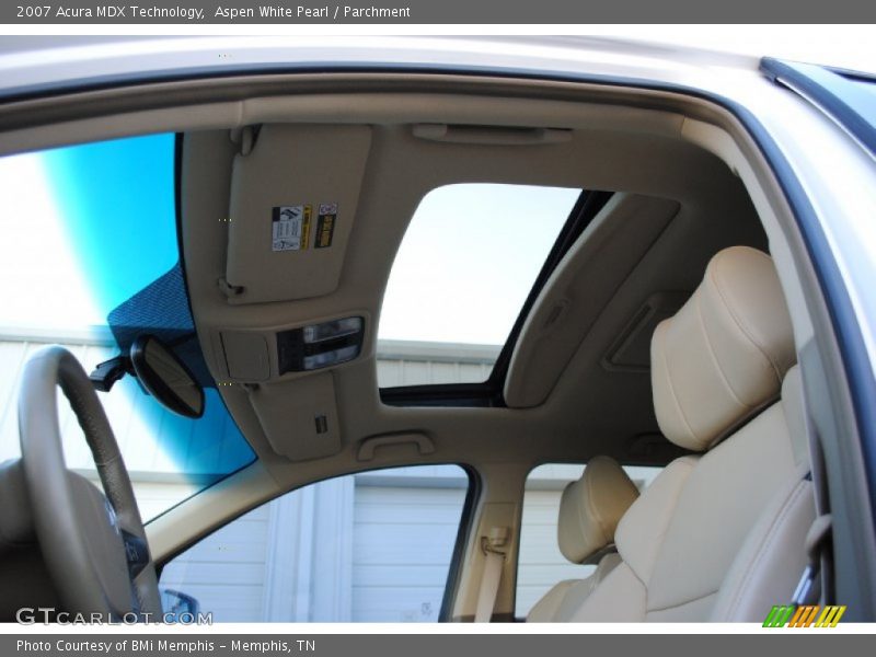 Aspen White Pearl / Parchment 2007 Acura MDX Technology